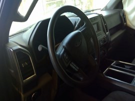 2015 FORD F-150, BLACK, XLT MODEL, EXTD CAB, 3.5L FLEX. 4WD,  F25180